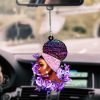 Personalized Name Black Girl Car Ornament HXDT200603