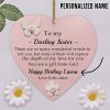 Customized Date of Birth and Name Birthday Gift Ornament UKHM280604