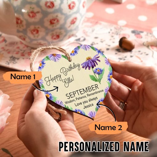 Customized September Girl Birthday Gift Ornament UKKH250609