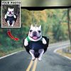 Customized Your Photo Dog Car Ornament UKKH170606