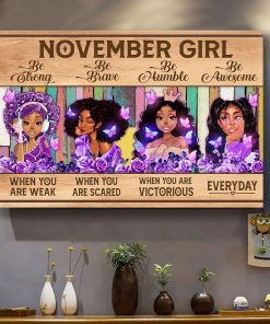 November Girl Canvas QFMM020411